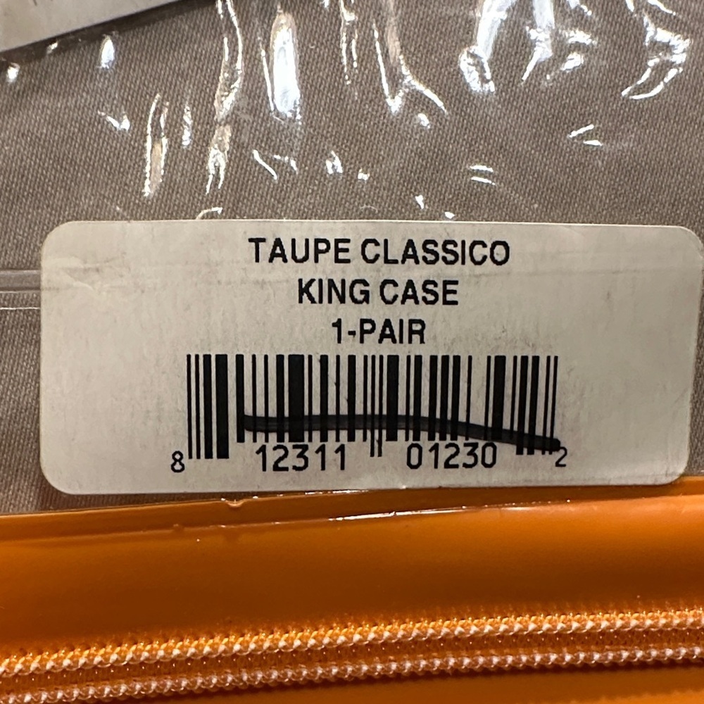 NEW Pratesi Hotel Sweet Hotel Taupe Pillowcase One - Picture 7 of 7
